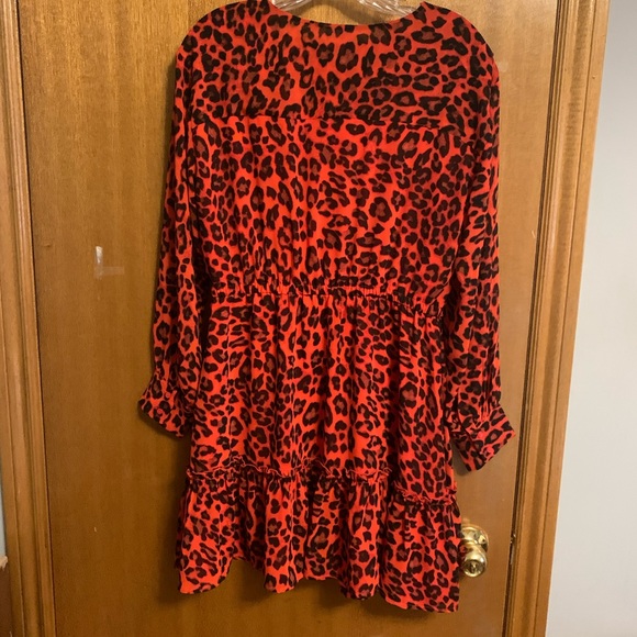 H and M animal print dress. Sz 8 - Picture 2 of 3